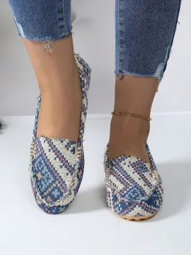 2024 New Style Women's Slip-On Loafers: Retro Preppy Chic for Pregnant Women