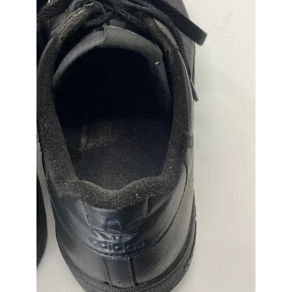 ADIDAS Men's Black Solid Continental 80 Round-Toe Lace-Up Casual Sneakers SZ10.5