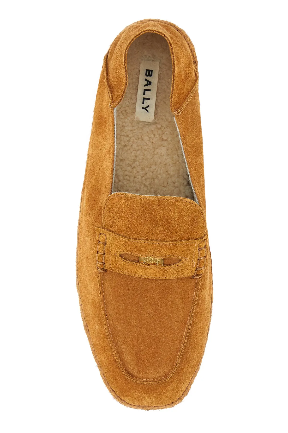 Camel suede espadrilles