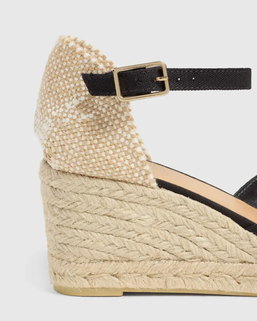 Castaner Bianca Espadrille in Black