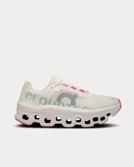 Cloudmonster White / Asphalt Running Shoes