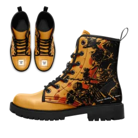 Corporate Gifts,Personalized Skull Boots, Custom Bat and Ghost Winter Boots,  Best Gift for Halloween