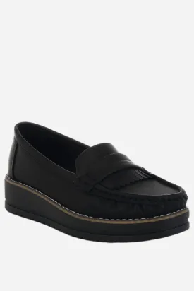 Croyda Fringed Nubuck Loafers