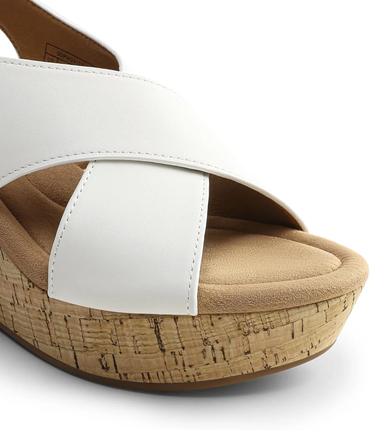 DREAM PAIRS Women's Comfortable Ankle Strap Platform Wedge Sandals for Women Casual Dressy Summer