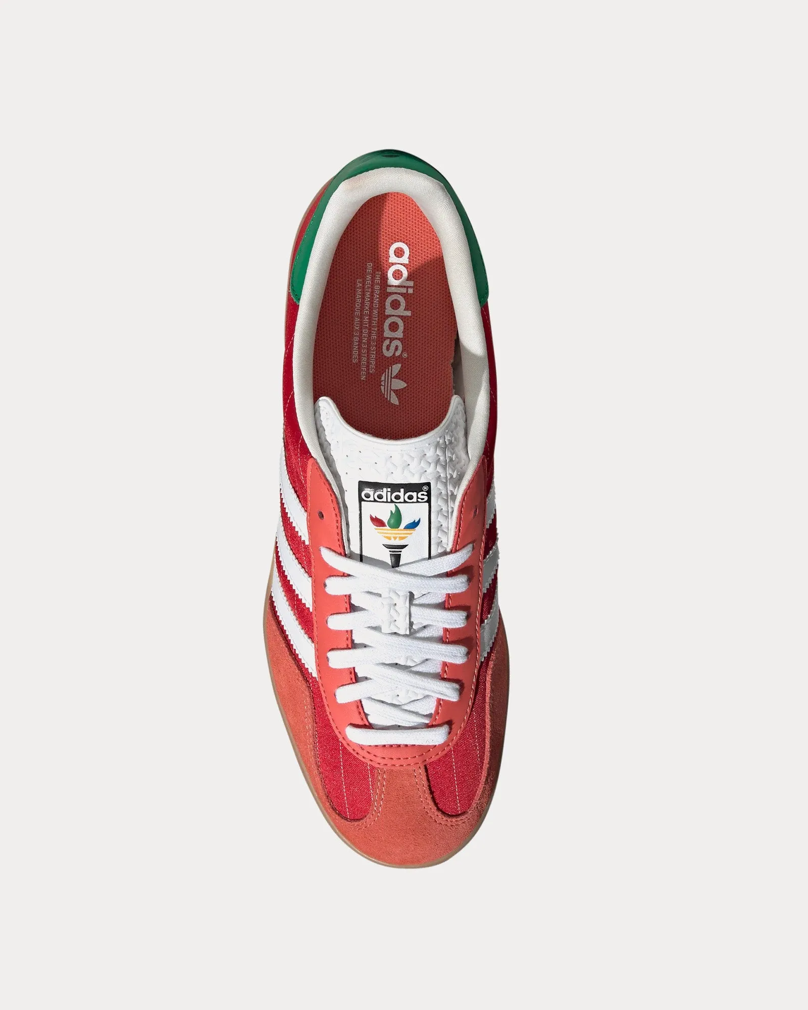 Gazelle Indoor Red / Better Scarlet / White / Gum Low Top Sneakers