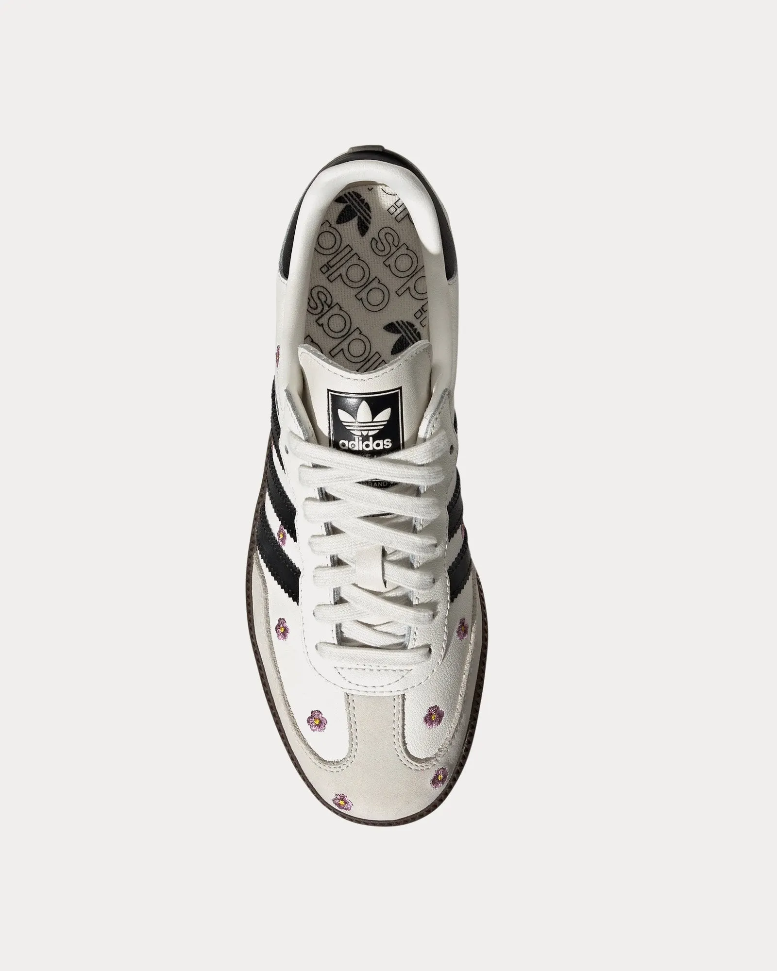 Gazelle Indoor White / Black / Gum Low Top Sneakers