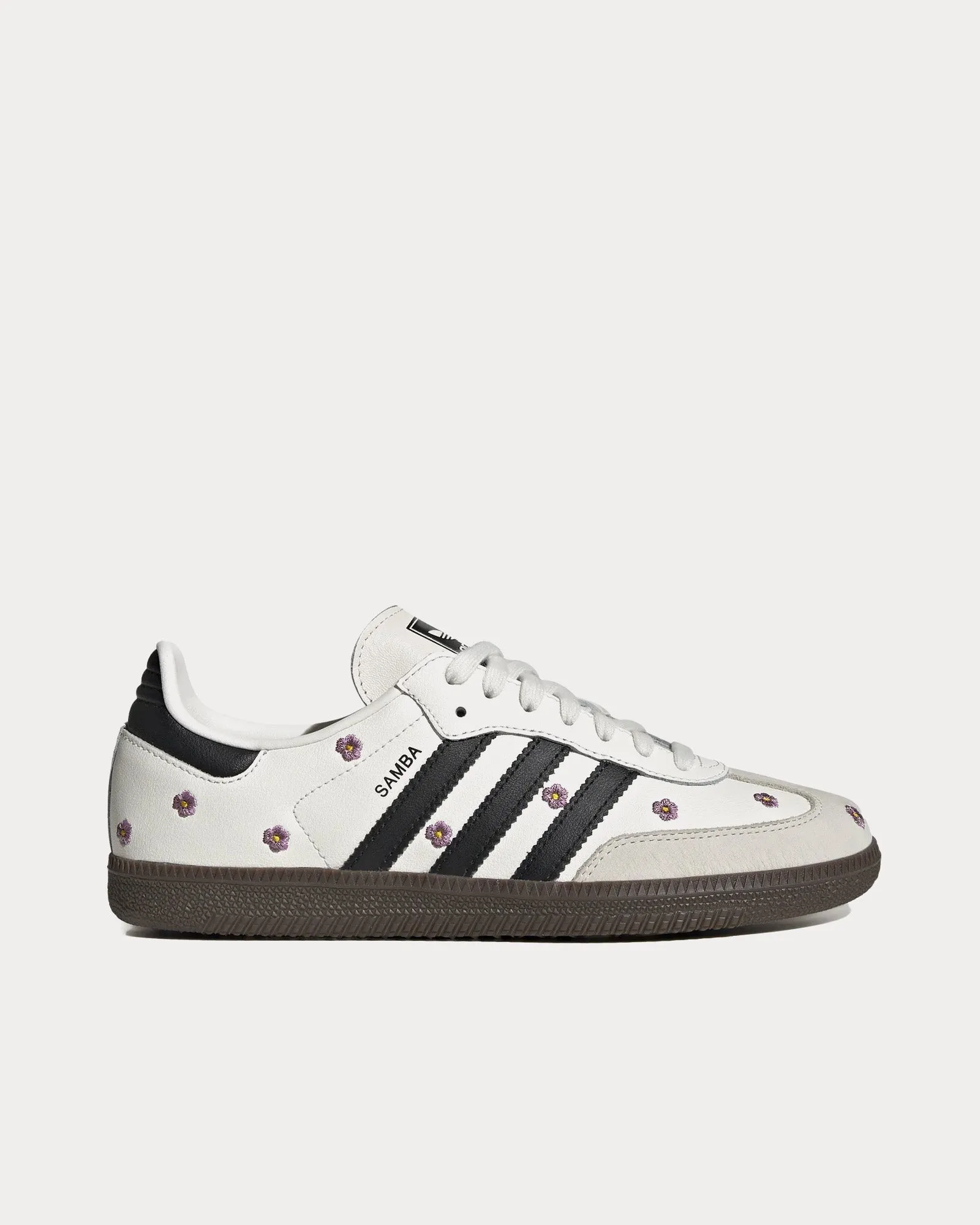 Gazelle Indoor White / Black / Gum Low Top Sneakers