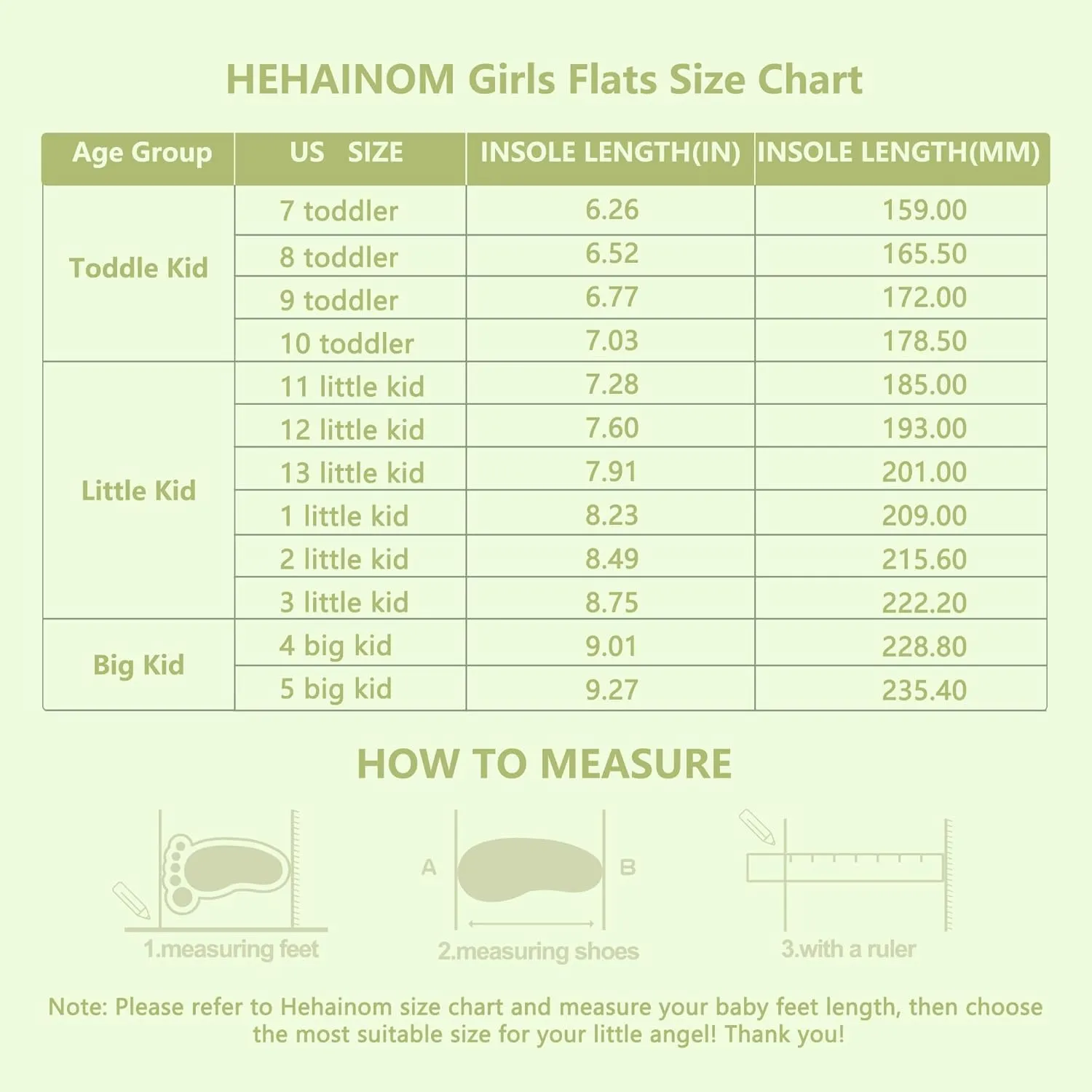 Hehainom Girls Dress Shoes Low Heels Mary Jane Little Big Kids School Wedding Party Shoes Ballerina Girls Flats