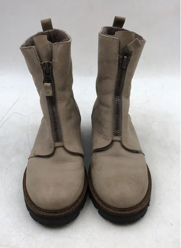 Henry Beguelin Women's Gray Combat Boots - Size EUR 36.5