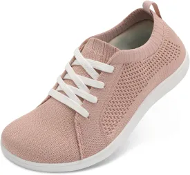 JOINFREE Women's Minimalist Walking Shoes Wide Toe Barefoot Shoes Zero Drop Casual Sneakers Breathable Slip On Tennis Shoes