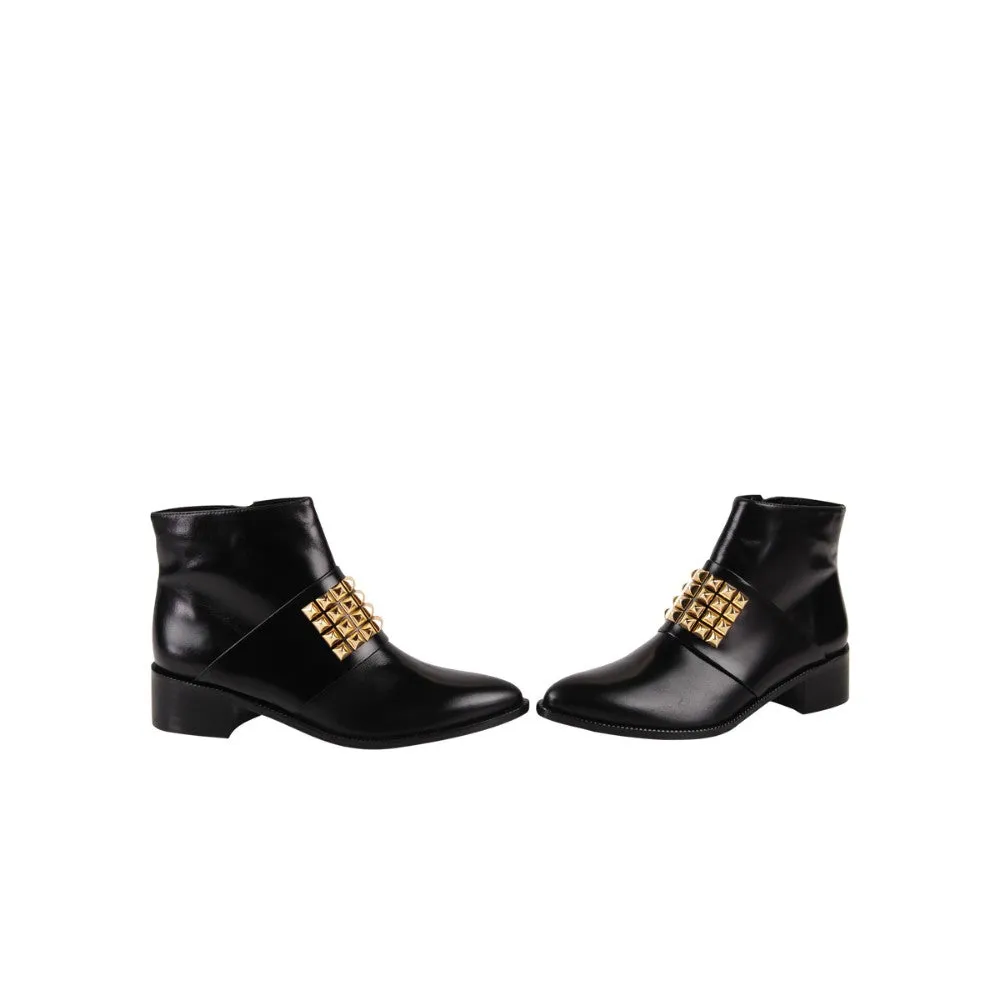 Lust Black Leather Jon Josef Ankle Boot