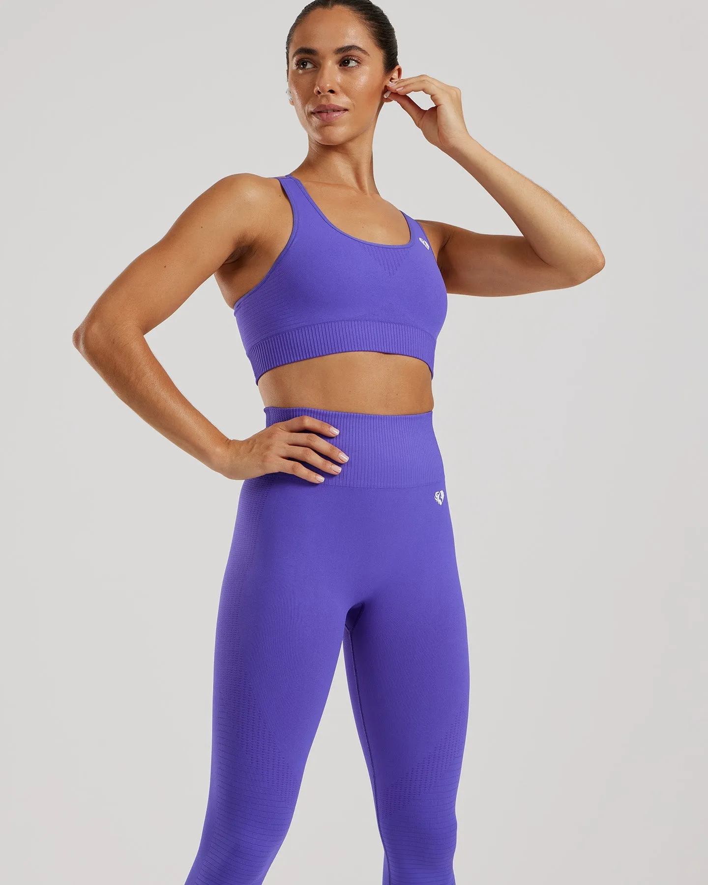 Power Seamless 7/8 Leggings | Purple Flash