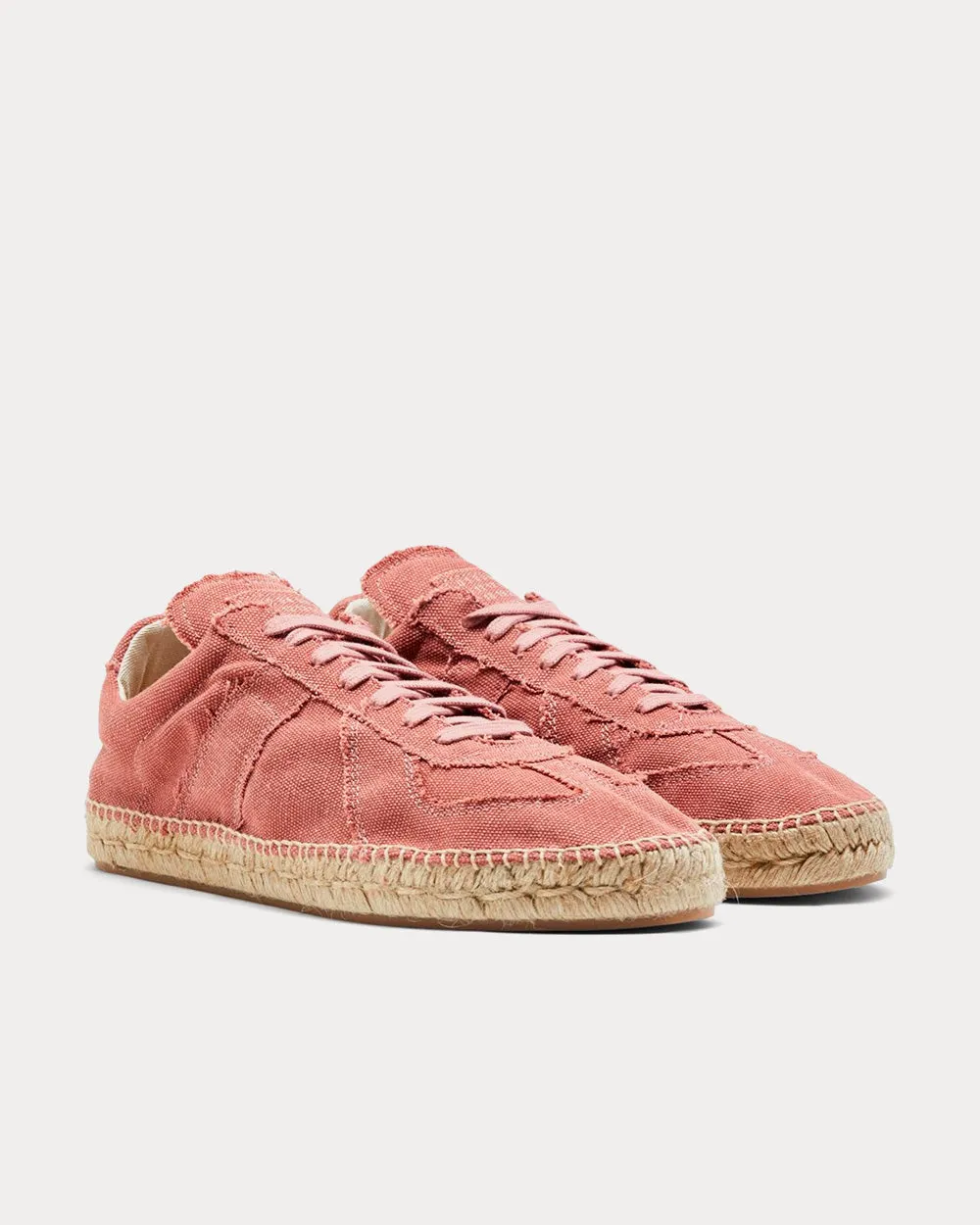Replica Espadrilles Brick Red Low Top Sneakers