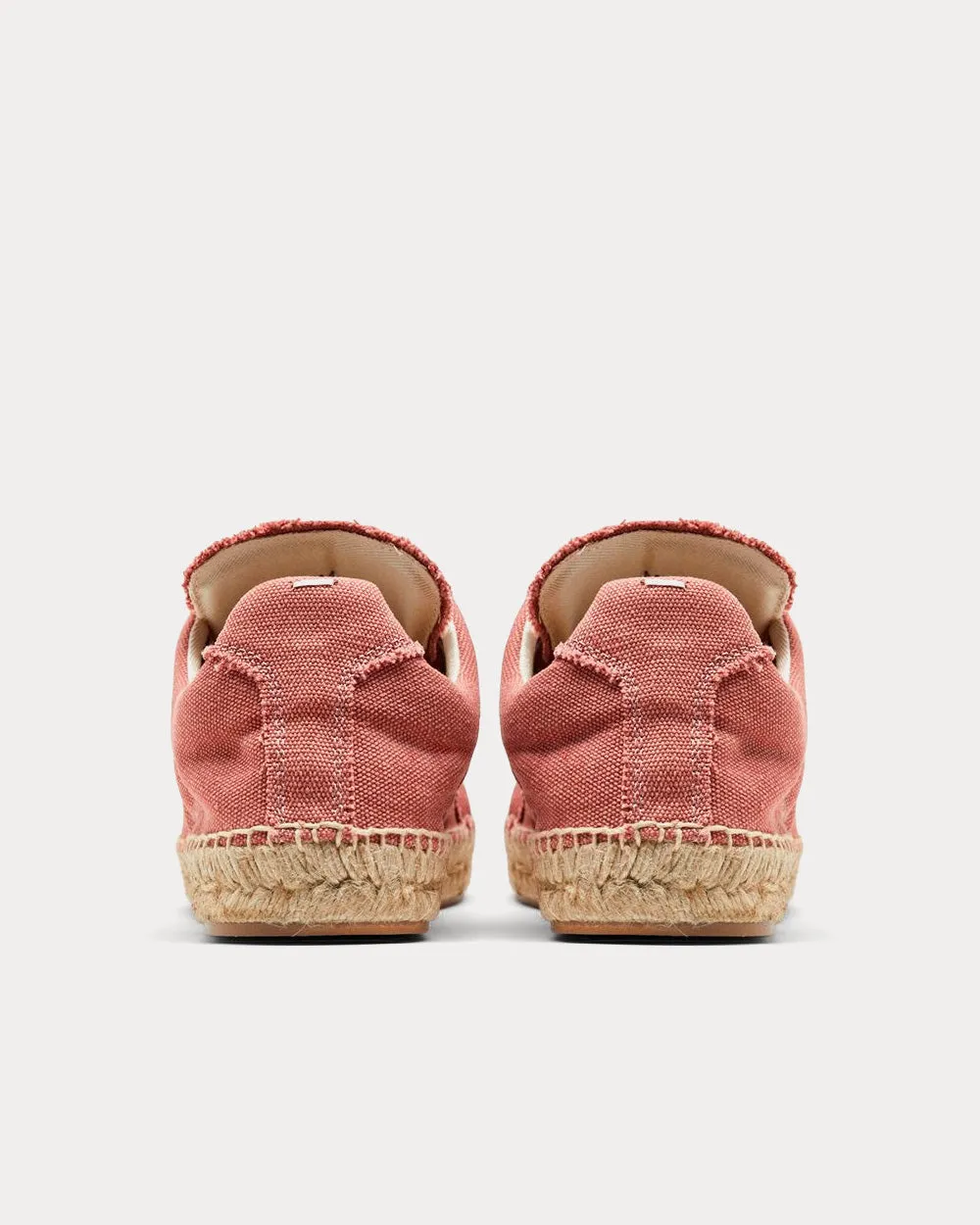 Replica Espadrilles Brick Red Low Top Sneakers