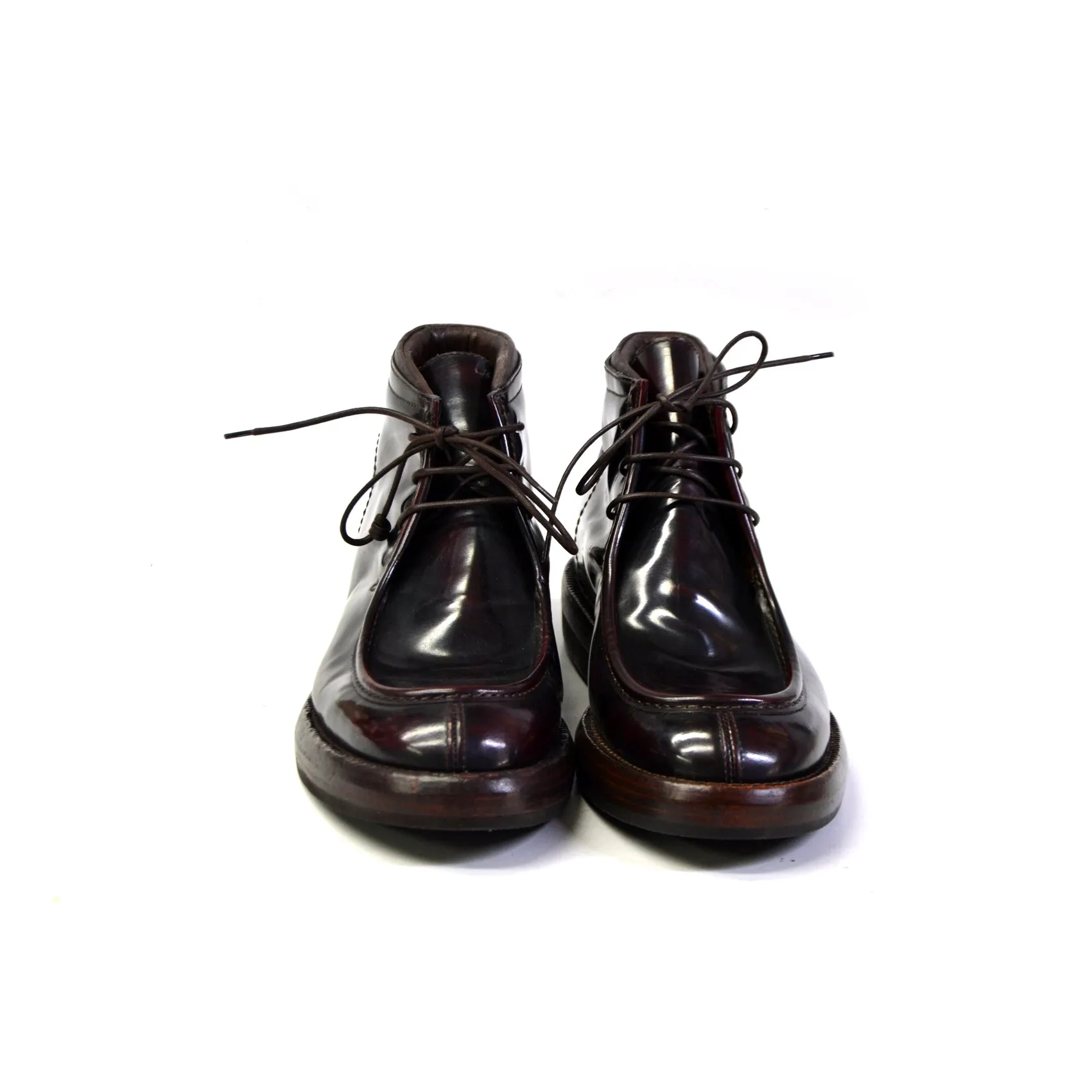 ROYAL BORDEAUX LACED PARABOT CHUKKA BOOTS