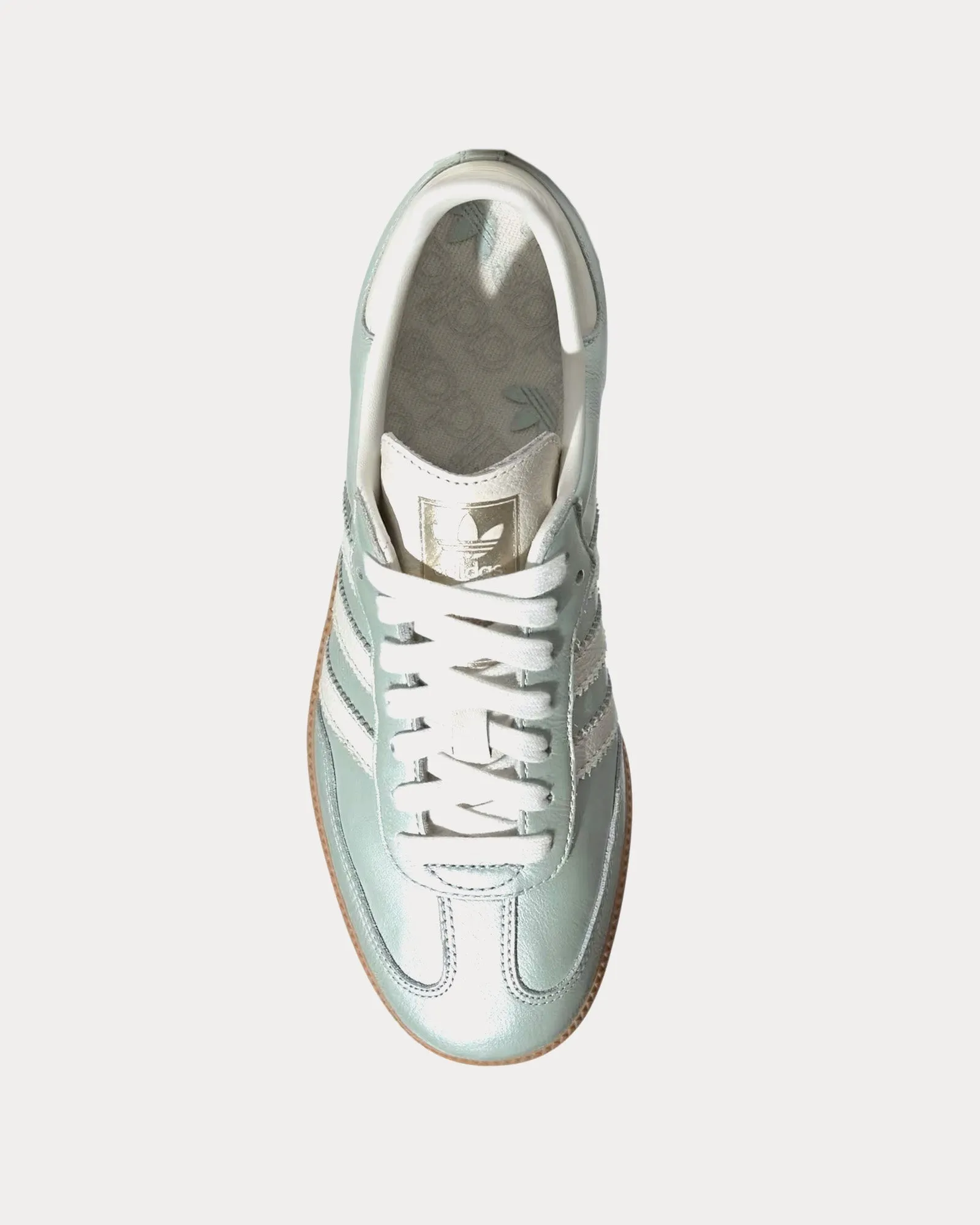 Samba OG Linen Green Met. / Off White / Cyber Metallic Low Top Sneakers
