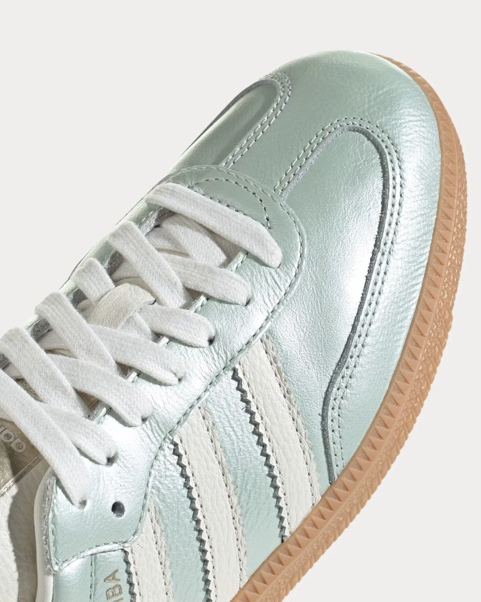 Samba OG Linen Green Met. / Off White / Cyber Metallic Low Top Sneakers