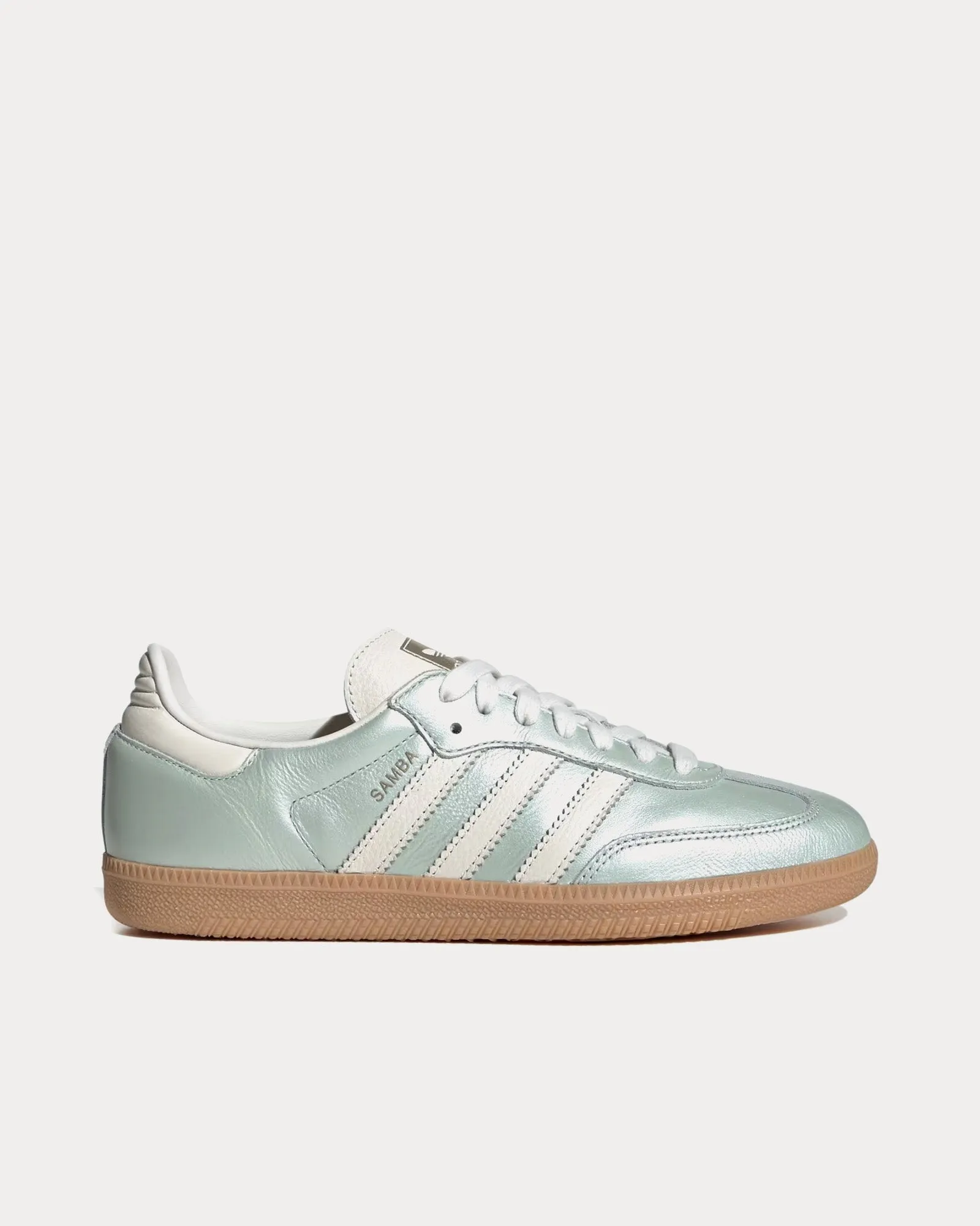 Samba OG Linen Green Met. / Off White / Cyber Metallic Low Top Sneakers