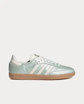 Samba OG Linen Green Met. / Off White / Cyber Metallic Low Top Sneakers