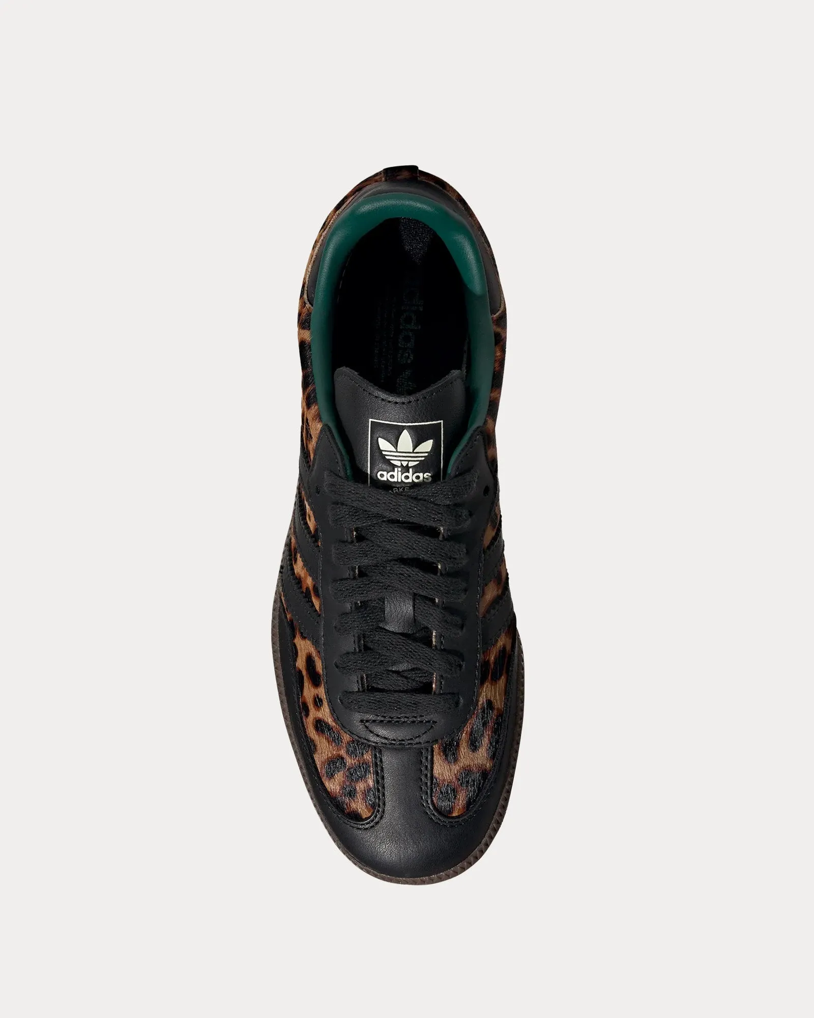 Samba OG 'Pony' Core Black / Green / Cream White Low Top Sneakers