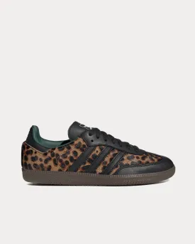 Samba OG 'Pony' Core Black / Green / Cream White Low Top Sneakers
