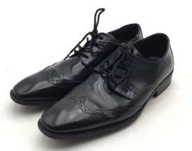Stacy Adams Men's Adler Black Leather Wingtip Oxford Dress Shoes - Size 8M
