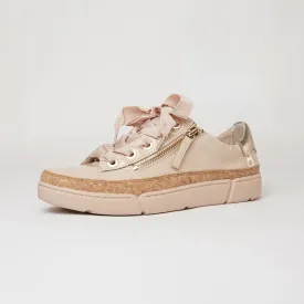 Torayne Latte Patent Leather Sneakers