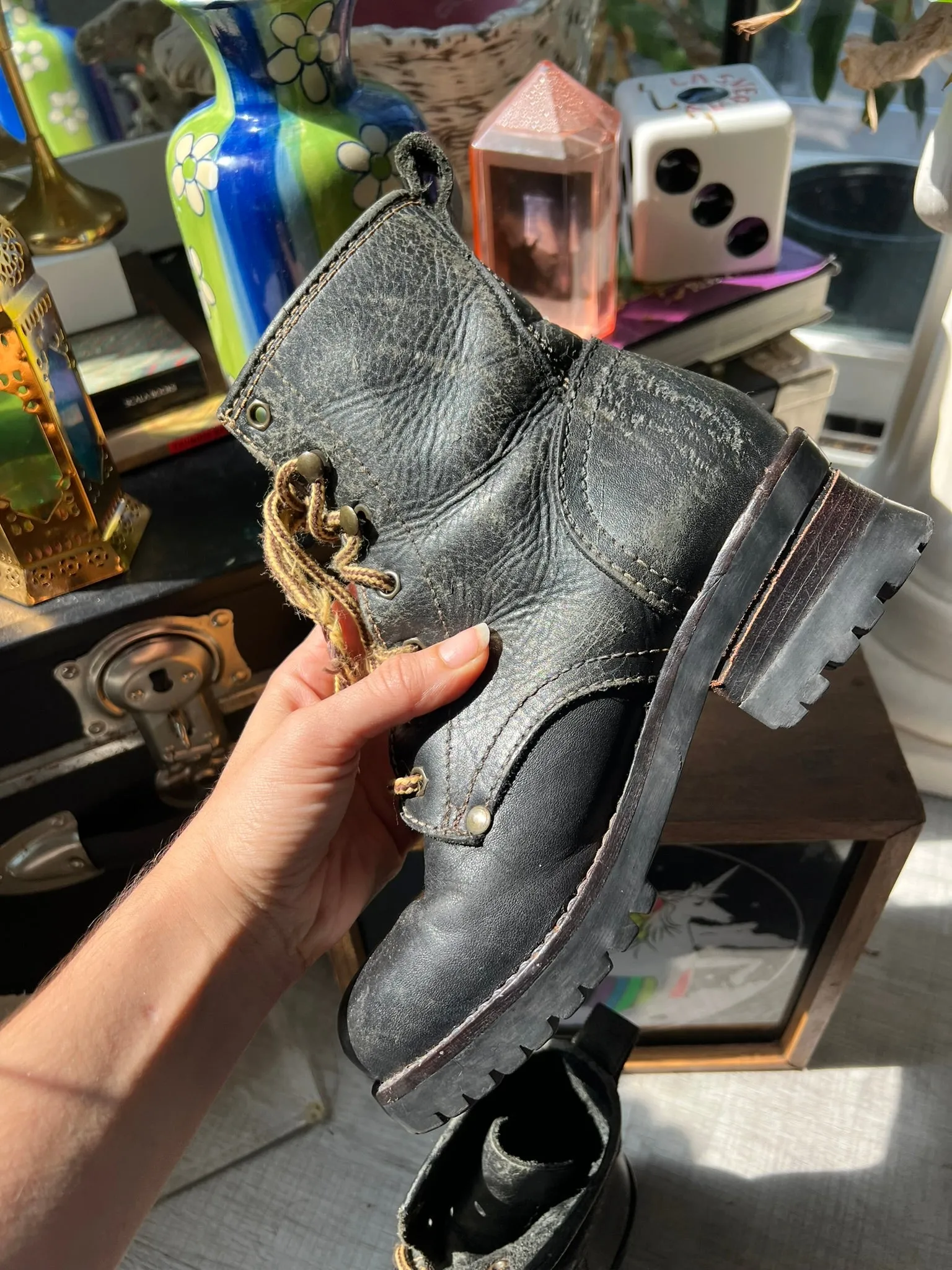 Vintage MIA Leather Combat Boots