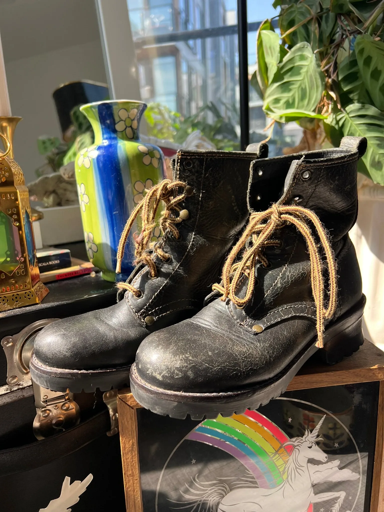 Vintage MIA Leather Combat Boots