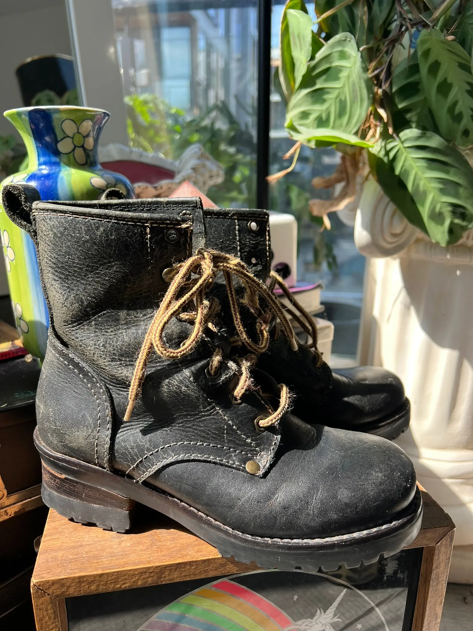 Vintage MIA Leather Combat Boots