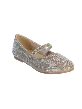 Young Girls Crystal All Over Shoe